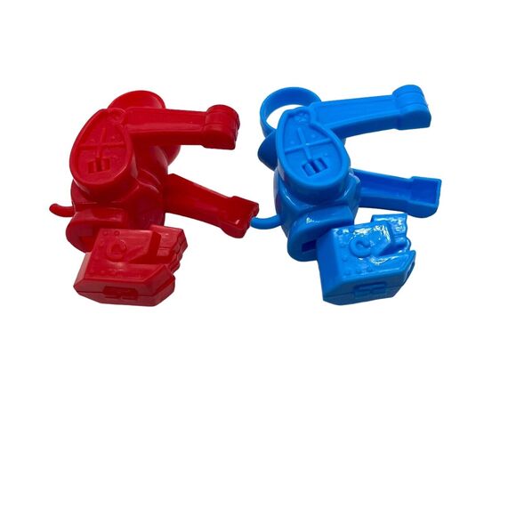 Rock Em' Sock Em' Robot Rings 2.5" Tall Plastic Figure 2004 Mattel Tara Toy Set - Picture 3 of 12